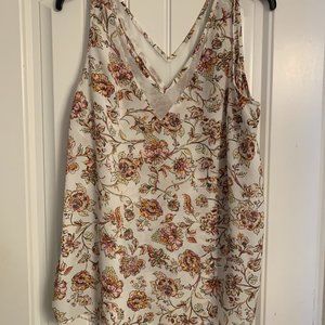 Maurices Ladies Tank with a Floral Pattern